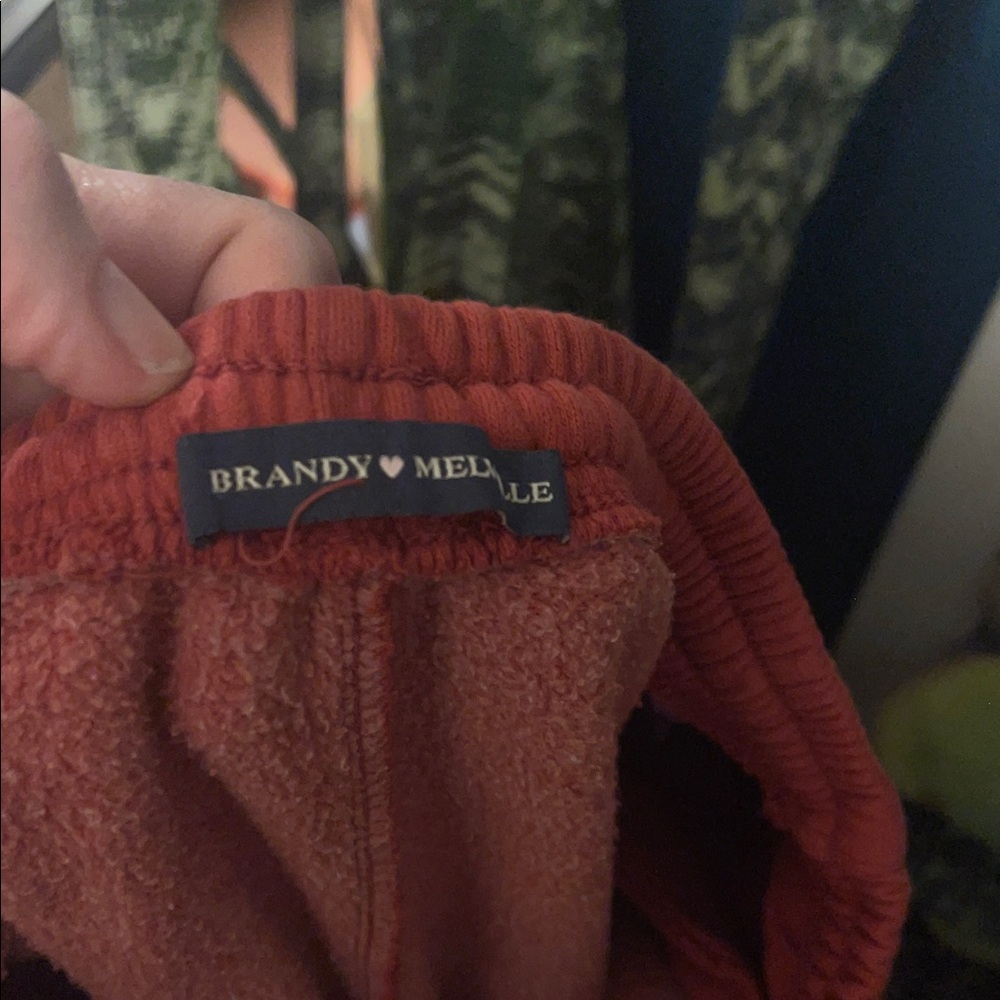 Brandy Melville Red Casual Pants